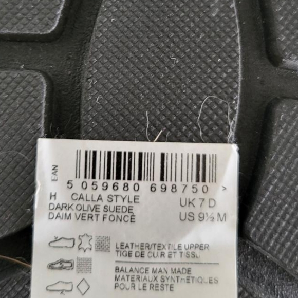 Clarks Calla Style Ruch Leather Suede Flat Loafer Dress Shoe Olive Tan Women 9.5 - Picture 7 of 10